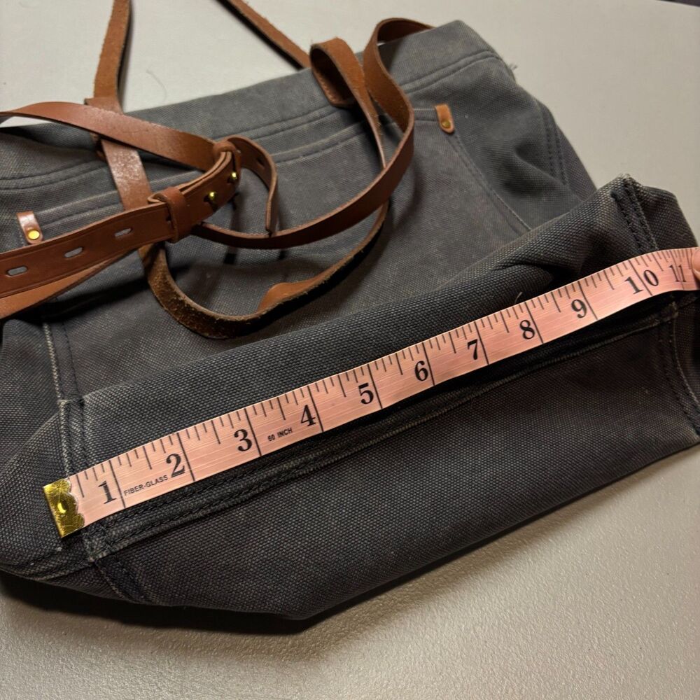 Madewell Gray Canvas Transport Tote - Picture 11 of 14